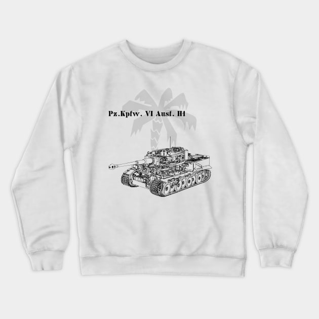 Panzer Crewneck Sweatshirt by White_Tiger